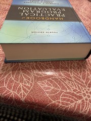 Handbook of Practical Program – Hardcover, by Newcomer Kathryn E.; – Very Good