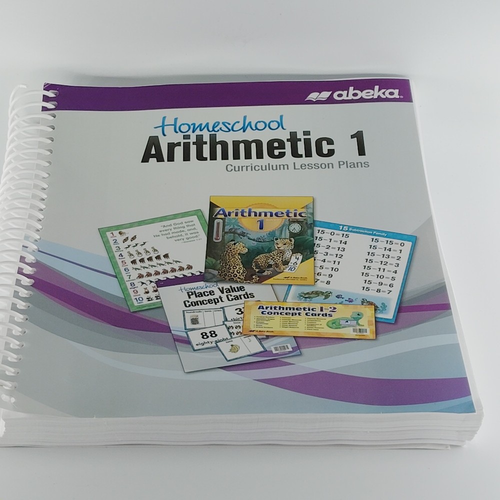Homeschool Arithmetic 1 Curriculum Lesson Plans ABeka