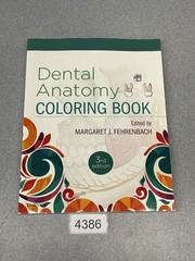 Dental Anatomy Coloring Book by Margaret J. Fehrenbach (2018, Trade Paperback)