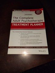 The Complete Adult Psychotherapy Treatment Planner Fifth Edition Paperback