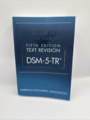 DSM-5-TR™Diagnostic and Statistical Manual of Mental Disorders (PB, 2022)