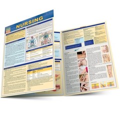 Nursing; Quick study Laminated Tri-fold Reference Guide Brand NEW!