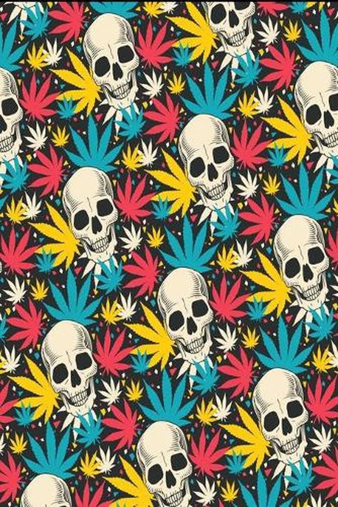 120 Pages DINA5: Cannabis Graphic Jorunal Book For Marijuana Smoker 120 Pages DI