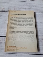 UJAMAA Essays on Socialism by Julius K. Nyerere (Paperback, 1971)