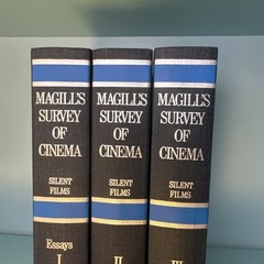 MCGILL’S SURVEY OF CINEMA , SILENT FILMS , THREE VOLUME SET ; HARDCOVER