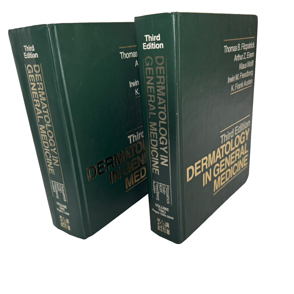 Set of 2 Books: Dermatology in General Medicine Third Edition Vol. 1 + 2 McGraw
