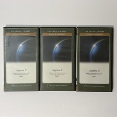 Algebra II – The Great Courses – Science & Mathematics – 6 DVDs and Guidebook