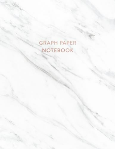 Graph Paper Not: Soft White Marble – 8.5 x 11 – 5 x 5 Squares per inch – 100 …