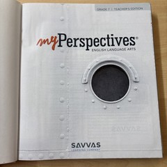 Lot 2 My Perspectives English Language Arts Grade 7 Textbook + Teacher’s Edition