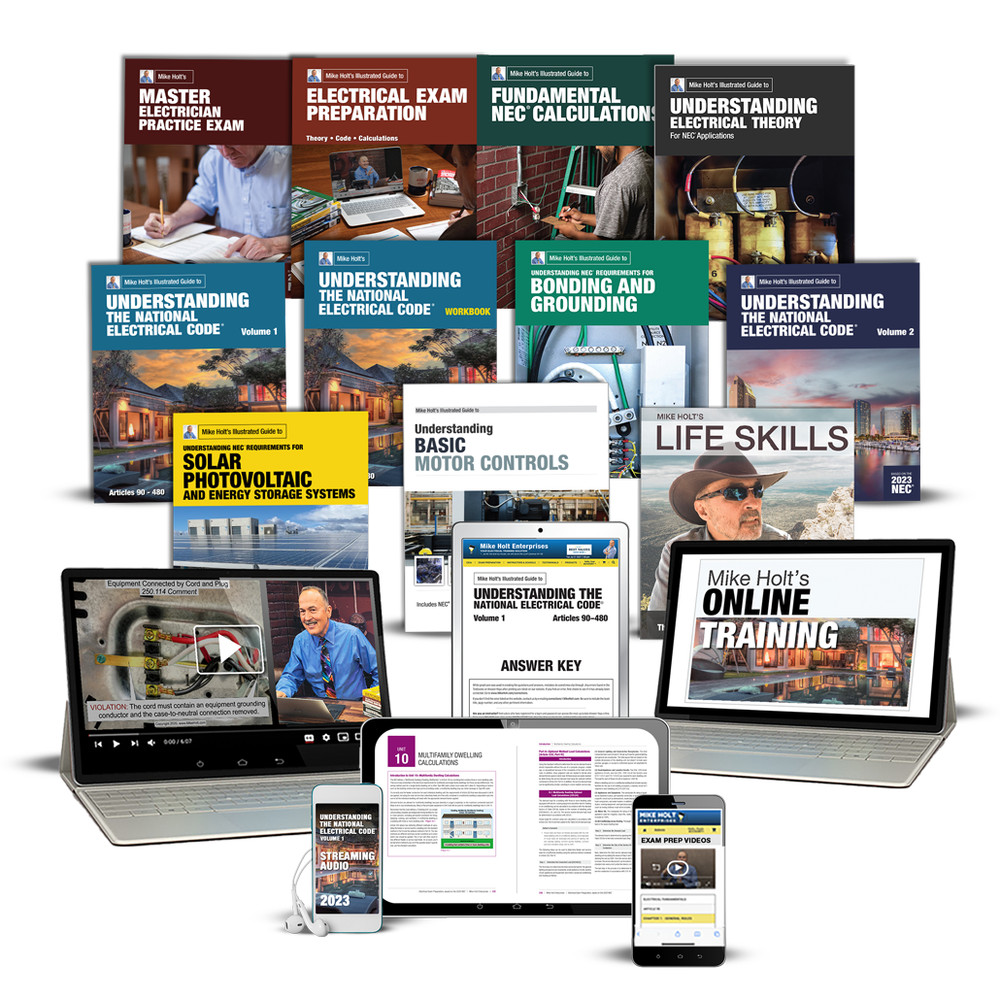 Electrical Exam Prep Course, Master/Contractor Supreme 2023 NEC — Mike Holt