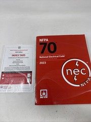 NFPA NEC 70 National Electrical Code 2023 Edition W/ New Index Tabs