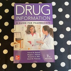 Drug Information: A Guide for Pharmacists, 7th Edition – McGraw Hill – Like New