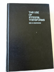 1972 HC The Use of Integral Transforms by Ian N. Sneddon
