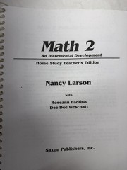 Saxon Math 2: Home School Teachers Edition