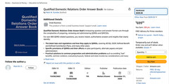 NEW Qualified Domestic Relations Order Answer Book QDRO Guide Reference Rtl $699