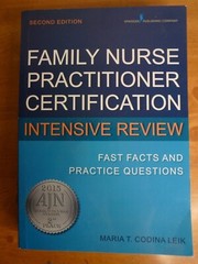 Family Nurse Practitioner Certification Intensive Review by Leik Paperback 2014