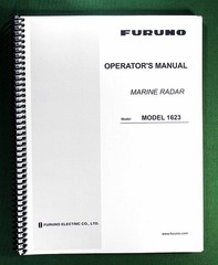 Furuno 1623 Marine Radar Operator’s Manual: Full Color & Protective Covers!