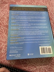 Handbook of Practical Program – Hardcover, by Newcomer Kathryn E.; – Very Good