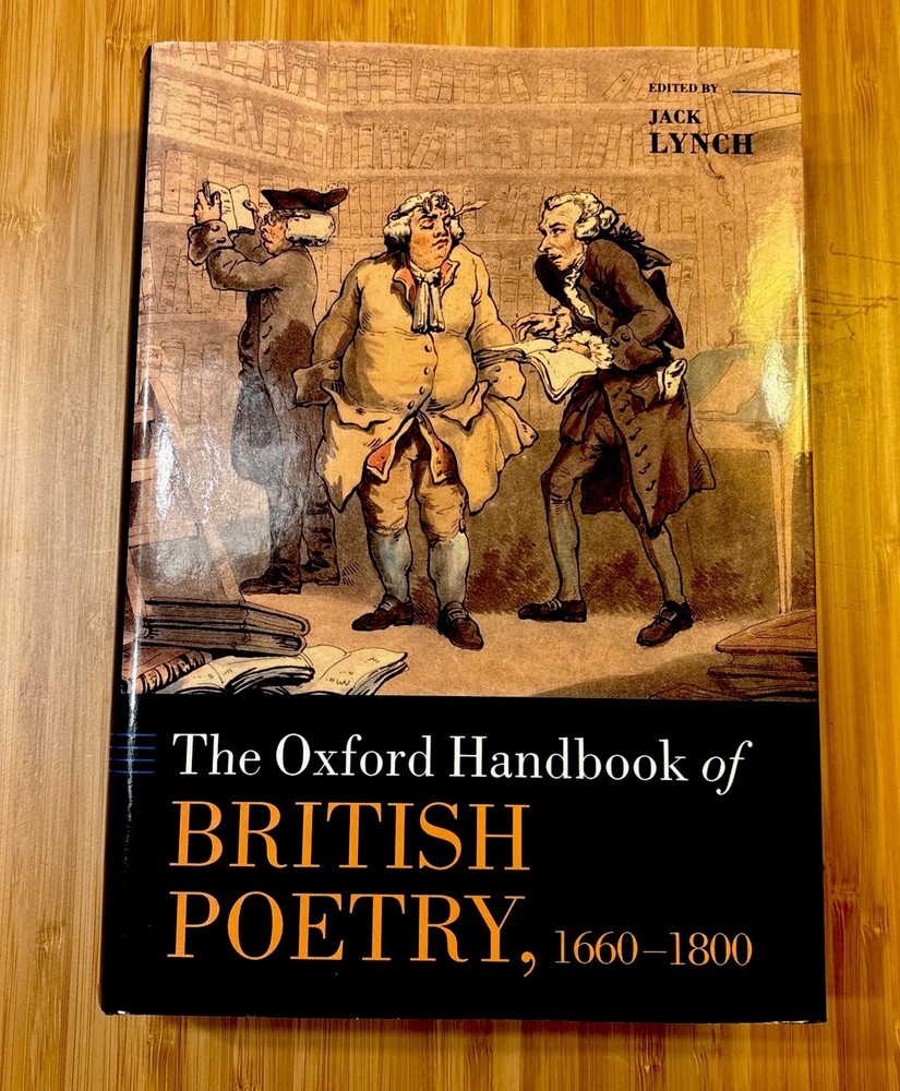 The Oxford Handbook of British Poetry, 1660-1800 by Jack Lynch (English) Hardcov