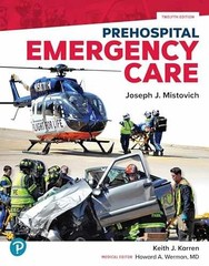 Prehospital Emergency Care – Paperback, by Mistovich Joseph; Karren – Very Good