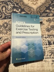 ACSM’s Guidelines for Exercise Testing and Prescription 11th Edition New