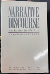 Narrative Discourse: An Essay in Method by Gerard Genette (Paperback, 1983) **