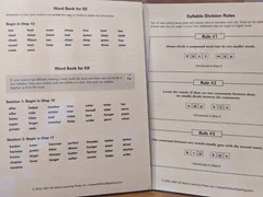 All About Spelling 1 & 2, Teachers Manuals, Flash Cards, Word Banks
