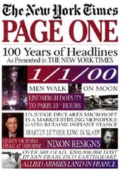 Page One – Hardcover By New York Times – ACCEPTABLE
