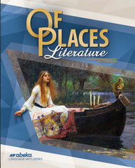 Abeka OF PLACES 8th Grade LITERATURE 5th Ed STUDENT EDITION TEXT + QUIZZES/TESTS