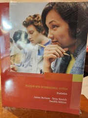 Statistics: Pearson New International Edition, 12th Edition, McClave, Sincich