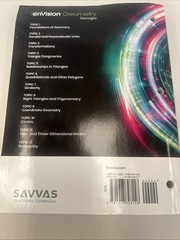 Envision Geometry Savvas Common Core 2024 Student Companion