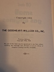 All About Small Gas Engines Jud Purvis 1963 Hardcover Textbook Repair Tune-Up