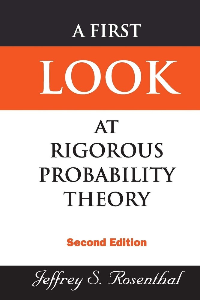 First Look At Rigorous Probability Theory, A (2Nd Edition) – paperback Rosen…