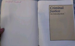Criminal Justice: An Introduction- Second Edition by F. Adler… Great Condition