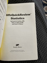 CliffsNotes Statistics Quick Review by Scott Adams