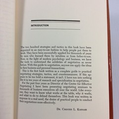 Give and Take Complete Guide Negotiating Strategies and Tactics Vintage Book 70s