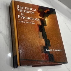 Statistical Methods for Psychology Fifth Edition David C. Howell Hardcover