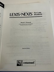 Emanuel / Law Outlines / Lexis-nexis/ For Law Students / 1995-96 Edition