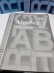 Saxon Algebra 1/2 Set Textbook, Homeschool Packet, Solutions Manual, Test Forms