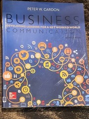 McGraw-Hill Business Communication Developing Leaders 2nd Edition PB Cardon