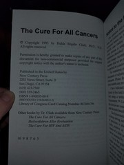 Cure for All Cancers : With 100 Case Histories by Hulda Regehr Clark 1993 PB