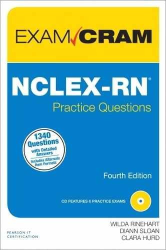 NCLEX-RN Practice Questions – Paperback, by Rinehart Wilda; Sloan – Acceptable p