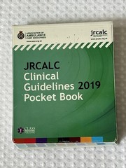 JRCALC Clinical Guidelines 2019 Pocket Book as Photos Shown in Actual Photos