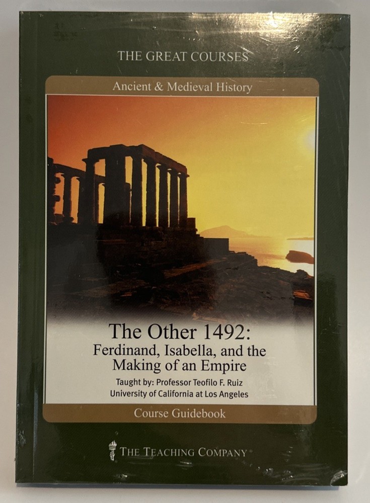 Great Courses ~ The Other 1492: Ferdinand, Isabella Empire (2 DVD & Book Set)