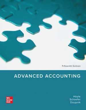 Loose Leaf for Advanced Accounting – Loose Leaf, by Hoyle Joe Ben; – Good