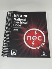 NFPA 70 National Electrical Code 2020, 2nd Printing, Spiral Bound