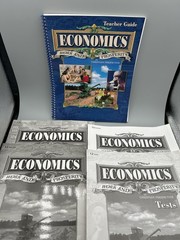Abeka Economics Set STUDENT Tests & Quizzes w/ Teacher Guide and Quiz Test Key