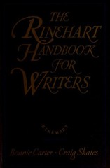 The Rinehart Handbook for Writers Craig, Carter, Bonnie Skates