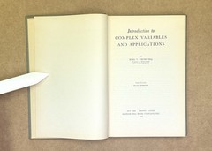 Vintage 1948 Complex Variables & Applications 1st Edition by Churchill HC