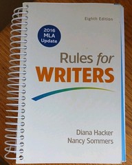Rules for Writers with 2016 MLA Update by Diana Hacker and Nancy Sommers (2016,
